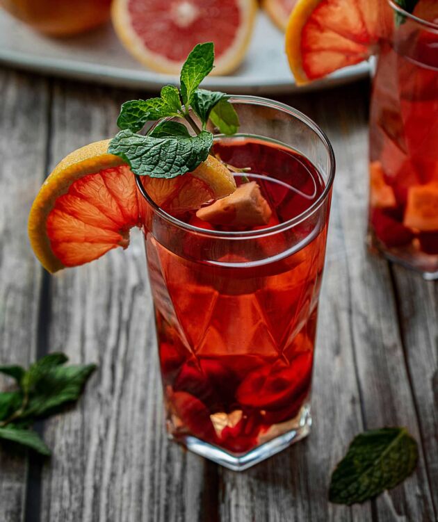Grapefruit mint cooler
