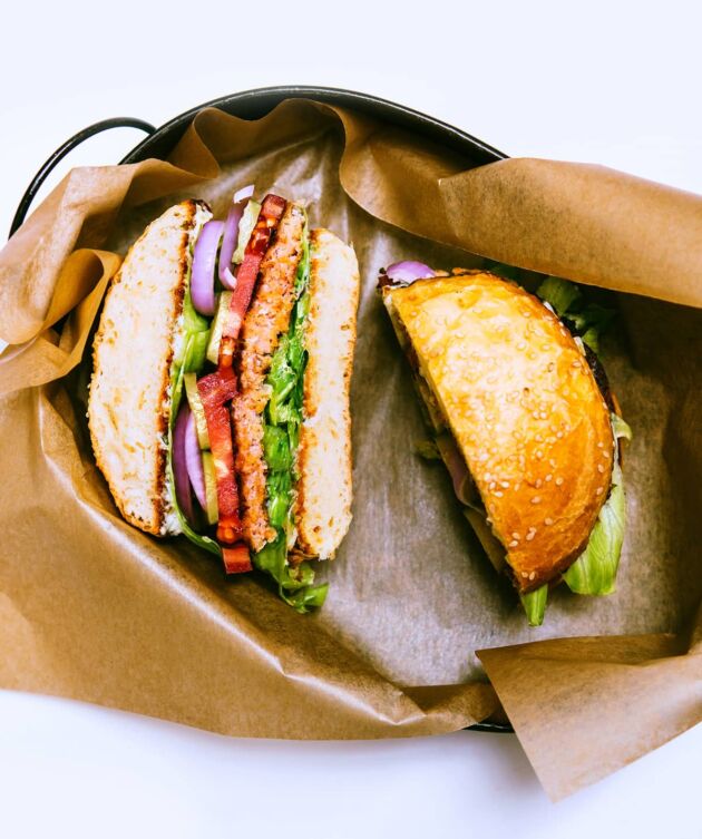 Classic veggie burger